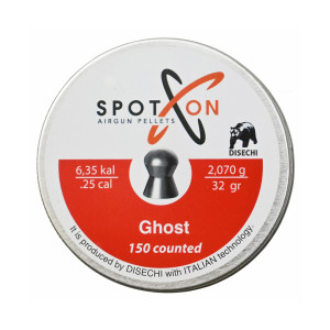 Пули SPOTON Ghost 6,35 мм, 2,07 грамм, 150 штук Пули SPOTON Ghost 6,35 мм, 2,07 грамм, 150 штук